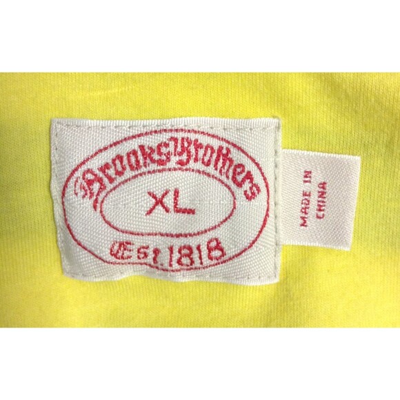 Vtg Brooks Brothers Polo Shirt Men XL Striped Rugby Old Money Academia Logo 90s - Picture 7 of 9